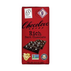 Chocolove Rich Dark Chocolate Large Bar 3.2 oz.