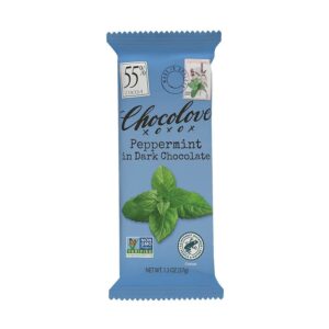 Chocolove Peppermint in Dark Chocolate Mini Bar 1.3 oz.