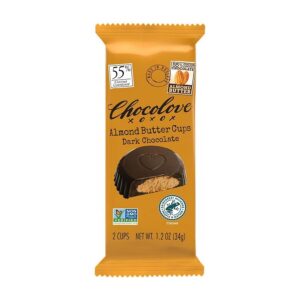 Chocolove Almond Butter in Dark Chocolate Cups 1.2 oz.