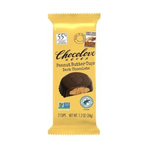 Chocolove Peanut Butter in Dark Chocolate Cups 1.2 oz.