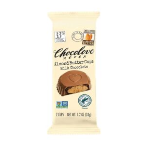 Chocolove Almond Butter in Milk Chocolate Cups 1.2 oz.