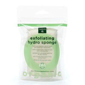 Earth Therapeutics Organic Cotton Exfoliating Rectangular Hydro Sponge