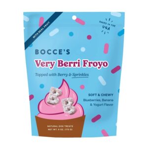 Bocce’s Bakery Very Berri Froyo Soft & Chewy Dog Treats 6 oz.