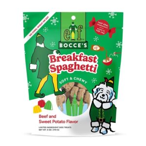 Bocce’s Bakery Breakfast Spaghetti Soft & Chewy Dog Treats (6 oz)
