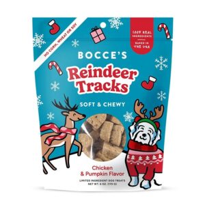 Bocce’s Bakery Reindeer Tracks Soft & Chewy Dog Treats (6 oz)