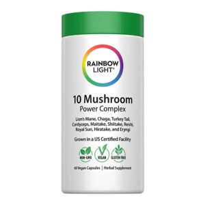 Rainbow Light 10 Mushroom Power Complex 60 Vegan Capsules