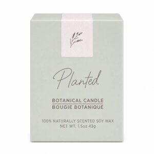 Planted Candles Lavender Classic Soy Candle 1.5 oz.