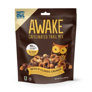 Awake Chocolate Nevil’s Classic Crunch Caffeinated Chocolate Trail Mix 10 oz.