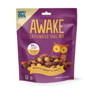 Awake Chocolate Nevil’s Sweet & Salty Caffeinated Chocolate Trail Mix 10 oz.