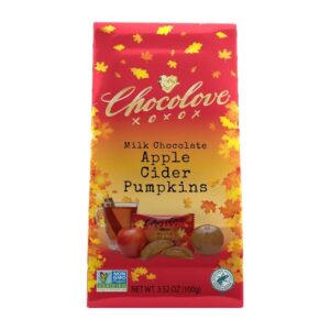 Chocolove Seasonal Milk Chocolate Apple Cider Pumpkins 3.52 oz.