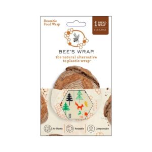 Bee’s Wrap Seasonal Winter Wonderland Organic Cotton Beeswax read Wrap 17″ x 23″