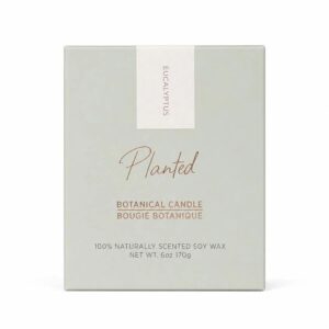 Planted Candles Eucalyptus Classic Soy Candle 6 oz.