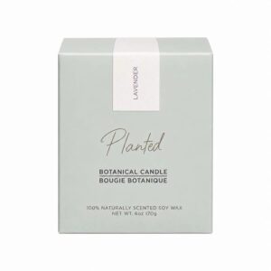 Planted Candles Lavender Classic Soy Candle 6 oz.