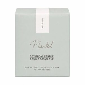 Planted Candles Lavender Classic Soy Candle 9 oz.