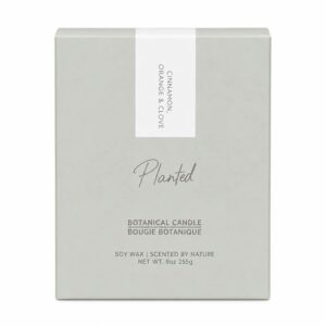 Planted Candles Orange & Clove Seasonal Fall Candle 9 oz.