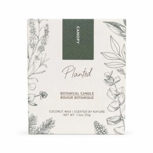 Planted Candles Canopy Garden Soy & Coconut Wax Candle 7.5 oz.