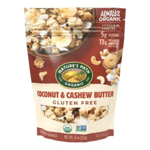 Nature’s Path Gluten-Free Coconut & Cashew Butter Organic Granola 11 oz.