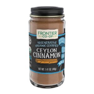 Frontier Co-op Ceylon Cinnamon, Ground, Regenerative Organic Certified® 1.41 oz.