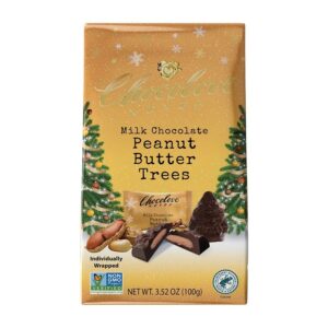 Chocolove Milk Chocolate Peanut Butter Trees 3.52 oz.