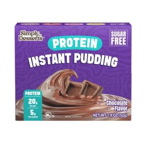 Simply Desserts Chocolate Protein Instant Pudding 1.8 oz.