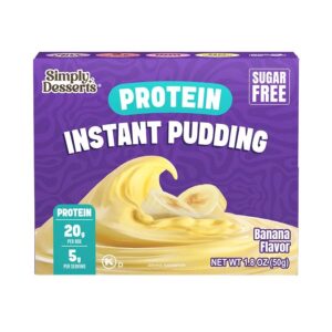 Simply Desserts Banana Protein Instant Pudding 1.8 oz.