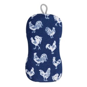 MUKitchen Blue Rooster Scrubsy Scrub Sponge 3″ x 6.5″