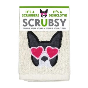 MUKitchen Puppy Love Scrubsy Dish Cloth 12″ x 12″