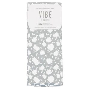 MUKitchen Aster Gray Vibe Dual-Sided Printed Tea Towel 18″ x 30″