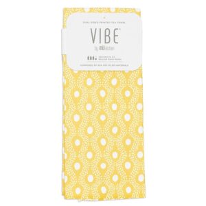 MUKitchen Honeycomb Vibe Dual-Sided Printed Tea Towel 18″ x 30″