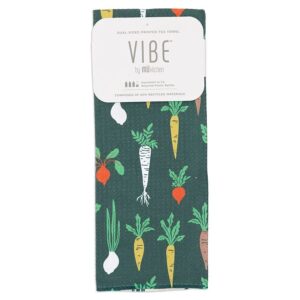 MUKitchen Root Vegetable Vibe Dual-Sided Printed Tea Towel 18″ x 30″