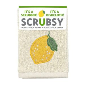 MUKitchen Lemon Zest Scrubsy Dish Cloth 12″ x 12″
