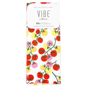 MUKitchen Cherry Tomatoes Vibe Dual-Sided Printed Tea Towel 18″ x 30″