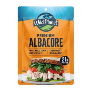 Wild Planet Foods Wild Albacore Tuna Pouches 3 oz.