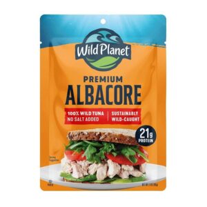Wild Planet Foods No Salt Added Wild Albacore Tuna 3 oz.