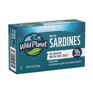 Wild Planet Foods Wild Sardines in Water 4.4 oz.