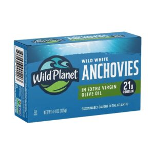 Wild Planet Foods Wild White Anchovies 4.4 oz.