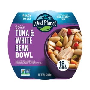 Wild Planet Foods Wild Tuna & White Bean Ready-To-Eat Bowl 5.6 oz.