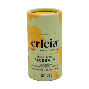 Erleia Vegan Plastic-Free All Skin Types Face Balm 1.1 oz.