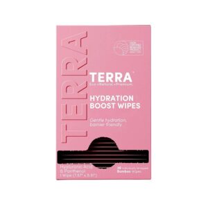 Terra Hydration Boost Natural Bamboo Wipes 30 Sachets