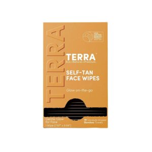 Terra Self-Tan Face Wipes 15 XL Sachets