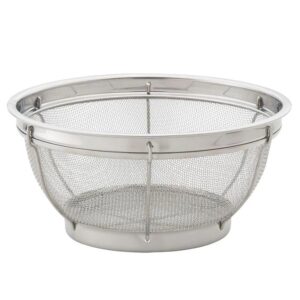 Harold Import Co. Kitchen Mesh Colander, Stainless Steel,10in 10 x 10 x 4 5/8