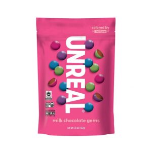 Unreal Milk Chocolate Gems 5 oz.